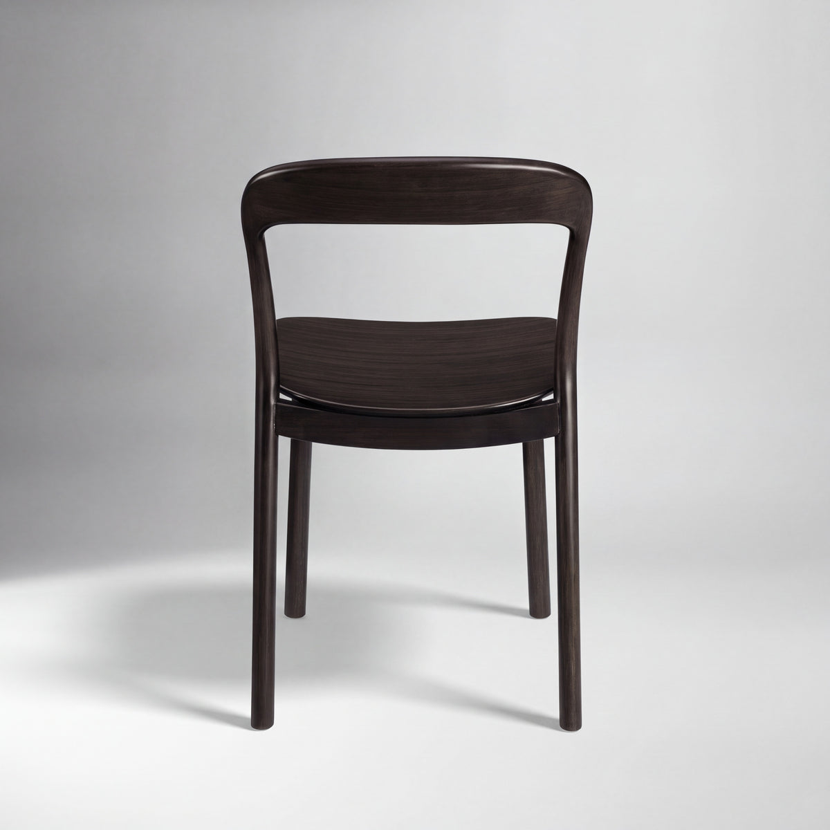 Greenington Hanna Dining Chair in Caviar bamboo, on a studio background