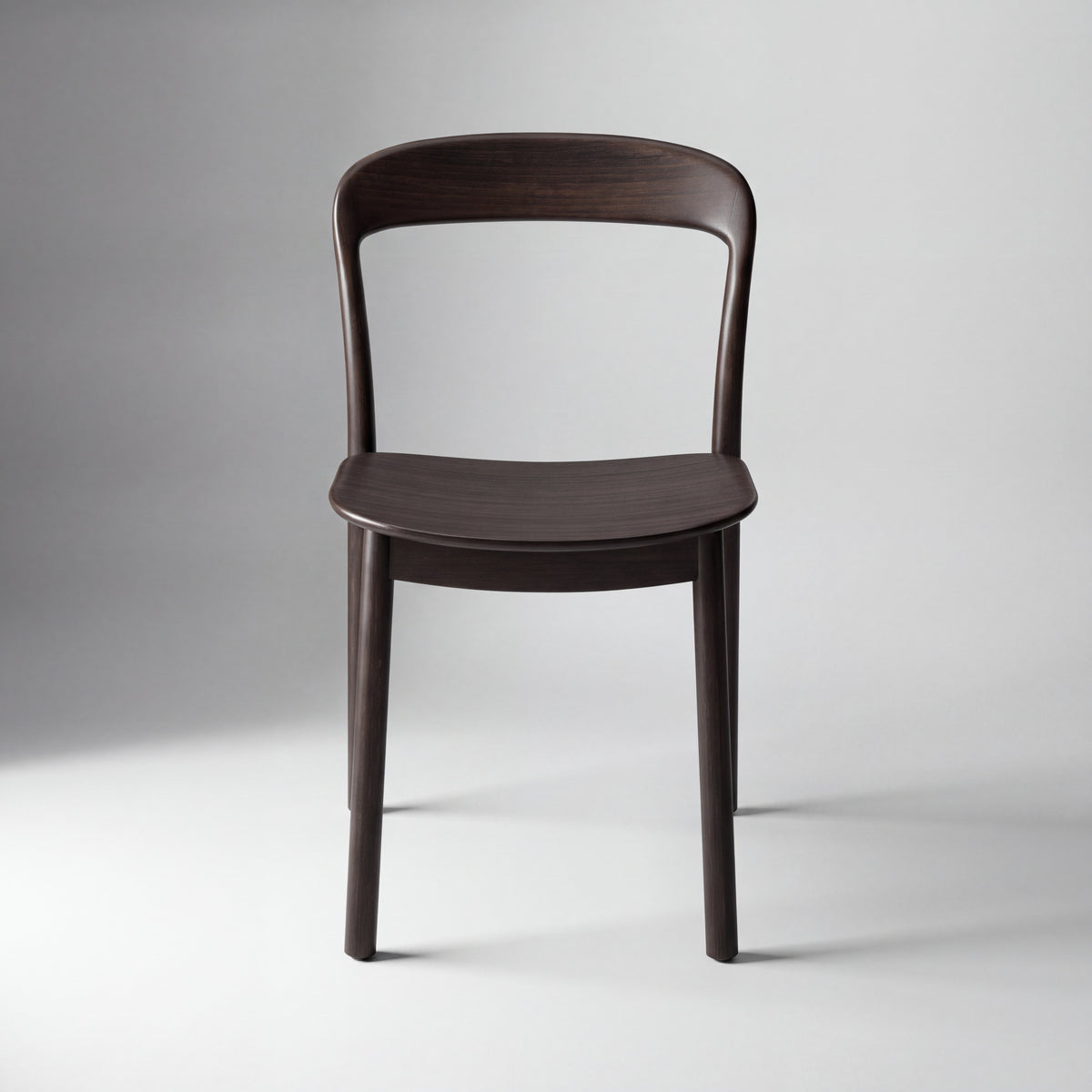 Greenington Hanna Dining Chair in Caviar bamboo, studio photo on a plain background