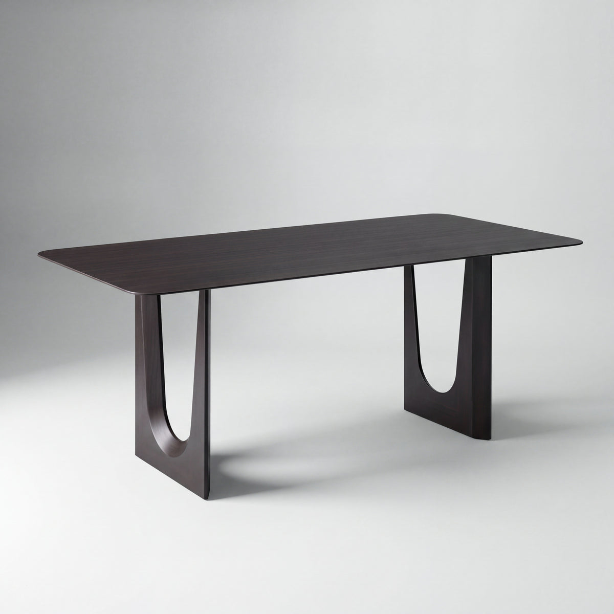 Greenington Hanna Dining Table in Caviar bamboo, shown on a plain background