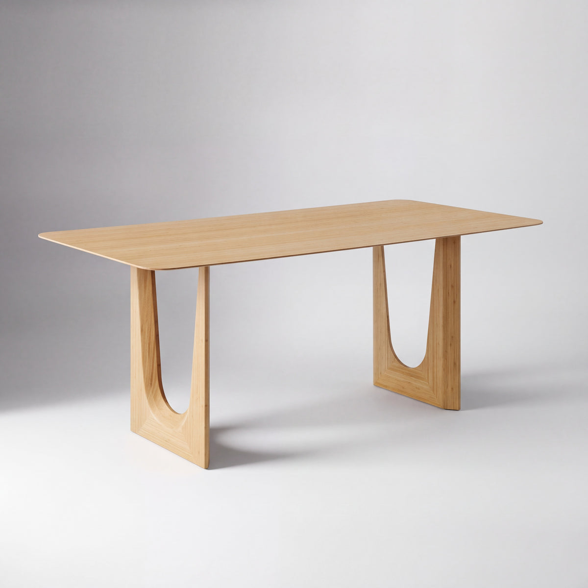 Greenington Hanna Dining Table in Wheat bamboo, on a studio background