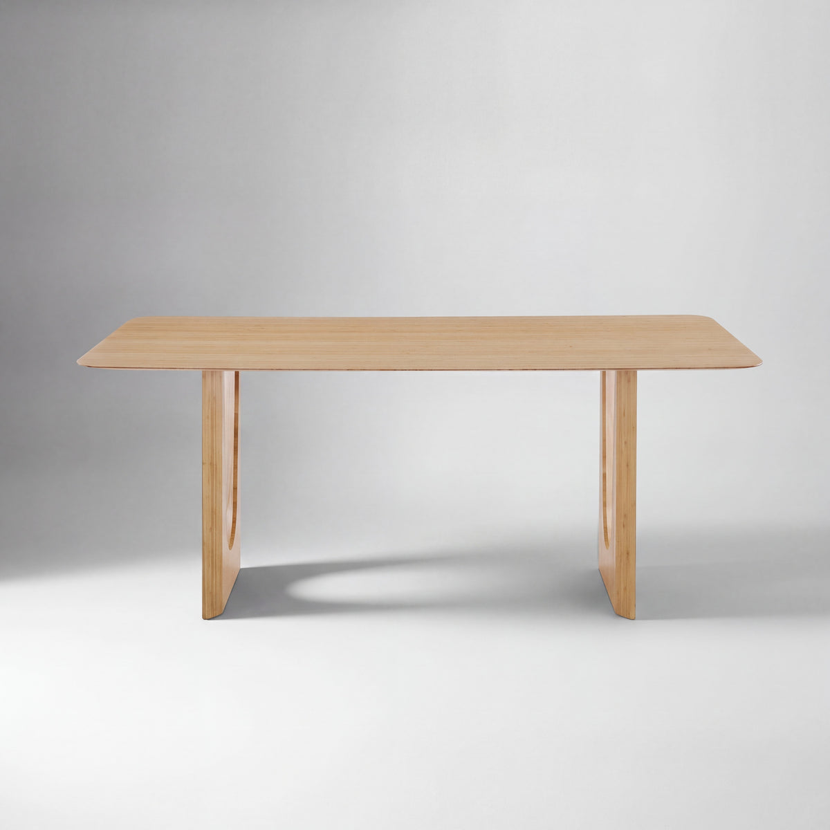 Greenington Hanna Dining Table in Wheat bamboo, shown on a plain background