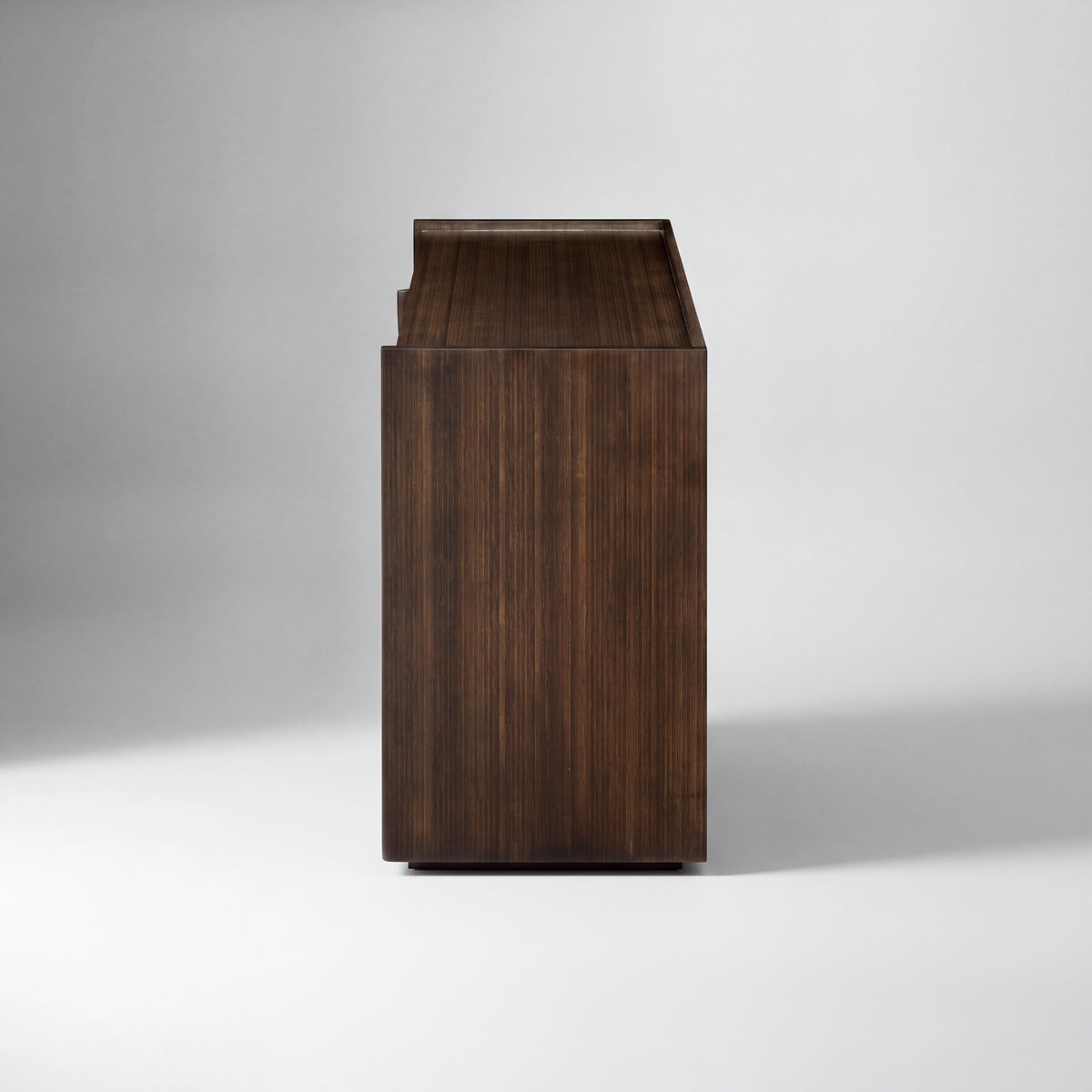 Greenington Hudson Sideboard/Media Center in Black Walnut bamboo, shown on a plain background