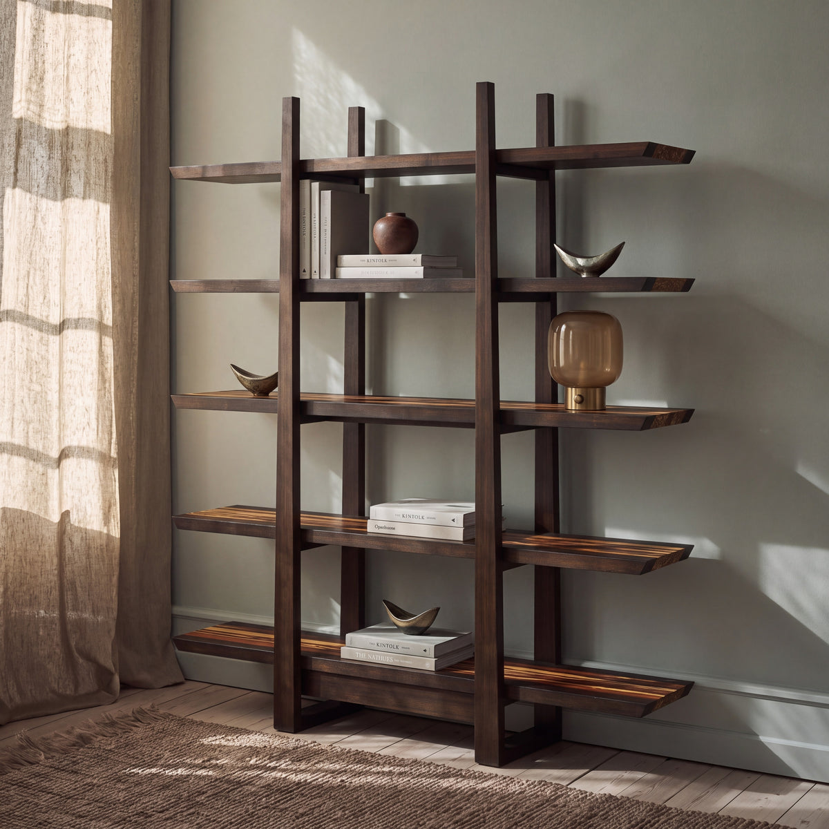 Greenington Magnolia Shelf in Black Walnut bamboo