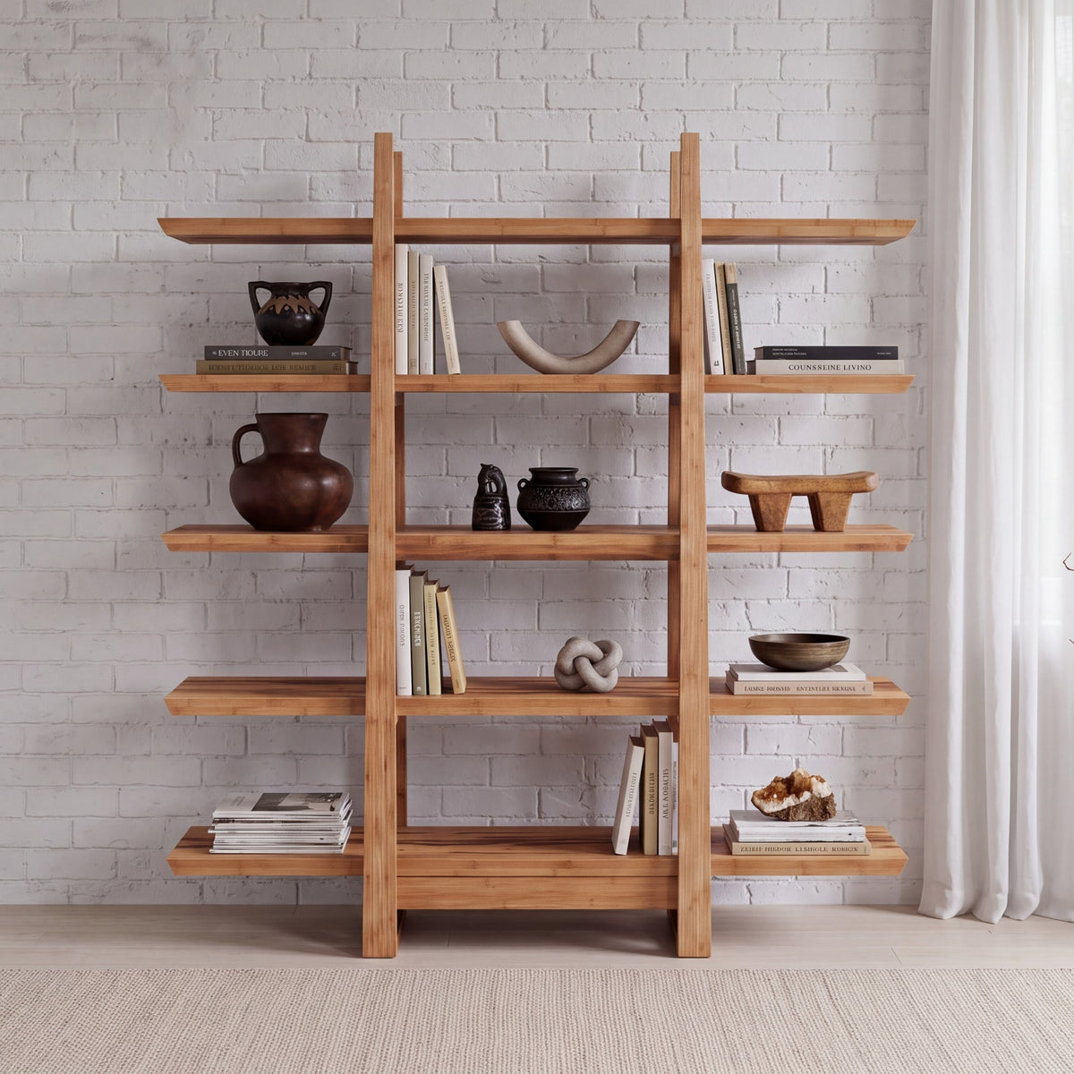Greenington Magnolia Shelf in Caramelized bamboo