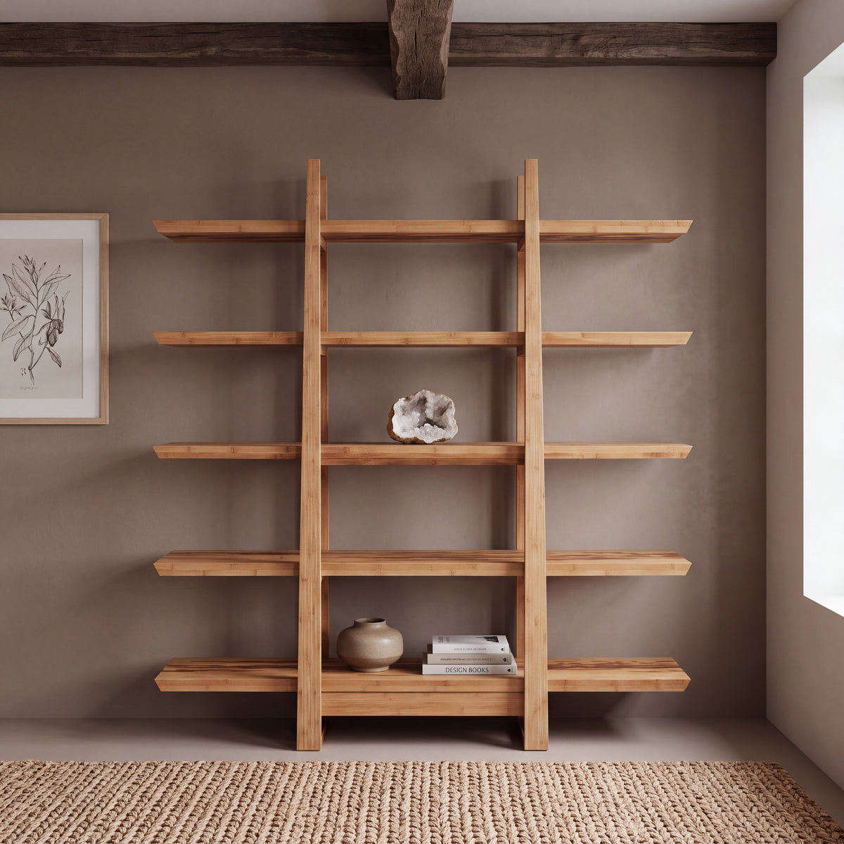 Greenington Magnolia Shelf in Caramelized bamboo