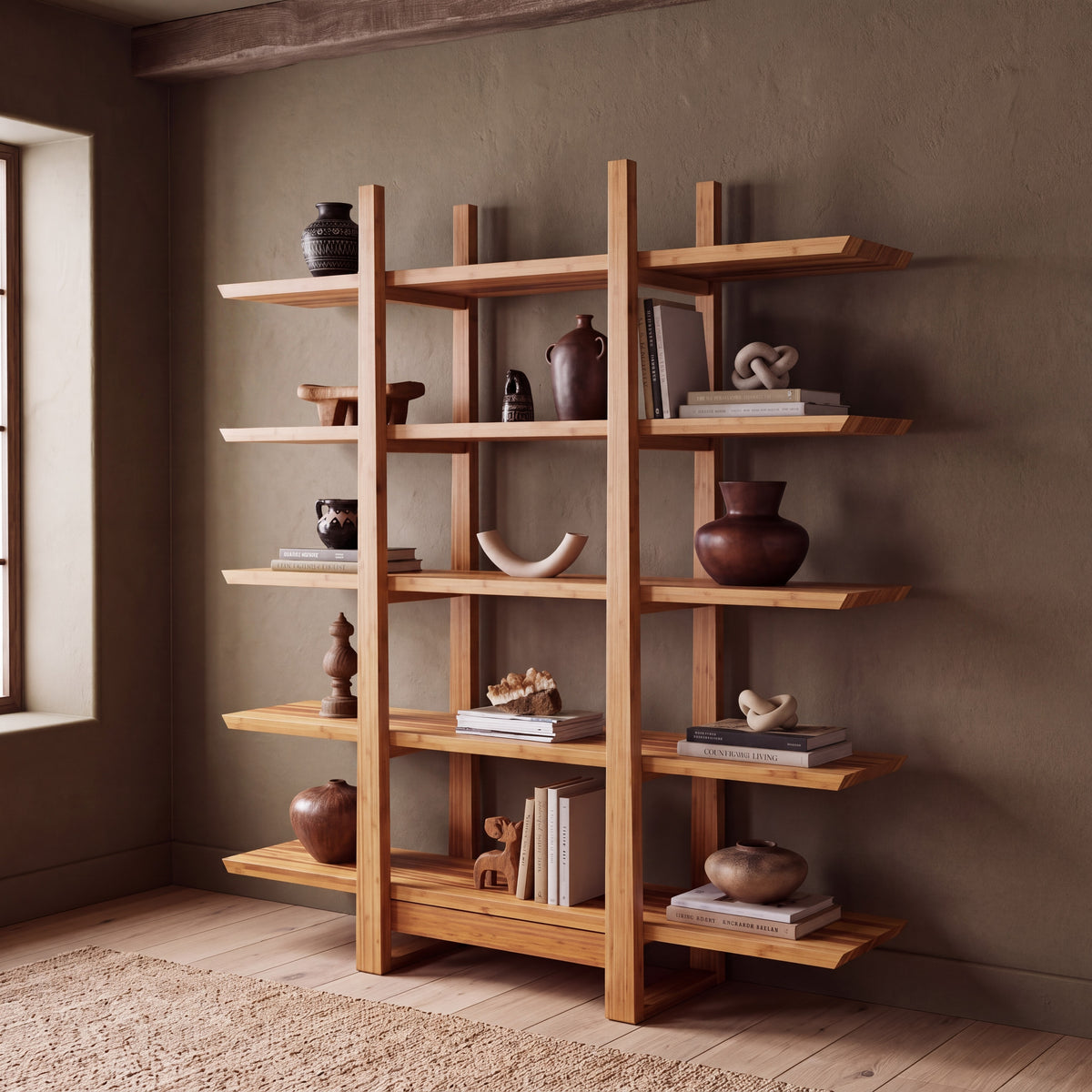 Greenington Magnolia Shelf in Caramelized bamboo