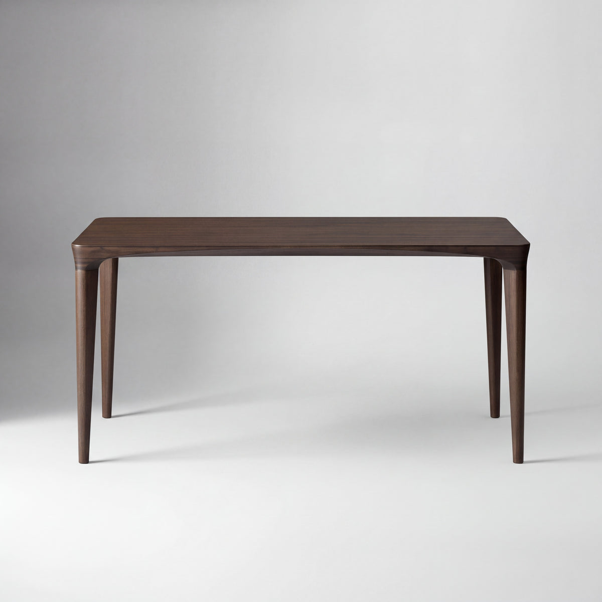 Greenington Marseilles Dining Table in Black Walnut bamboo, on a studio background
