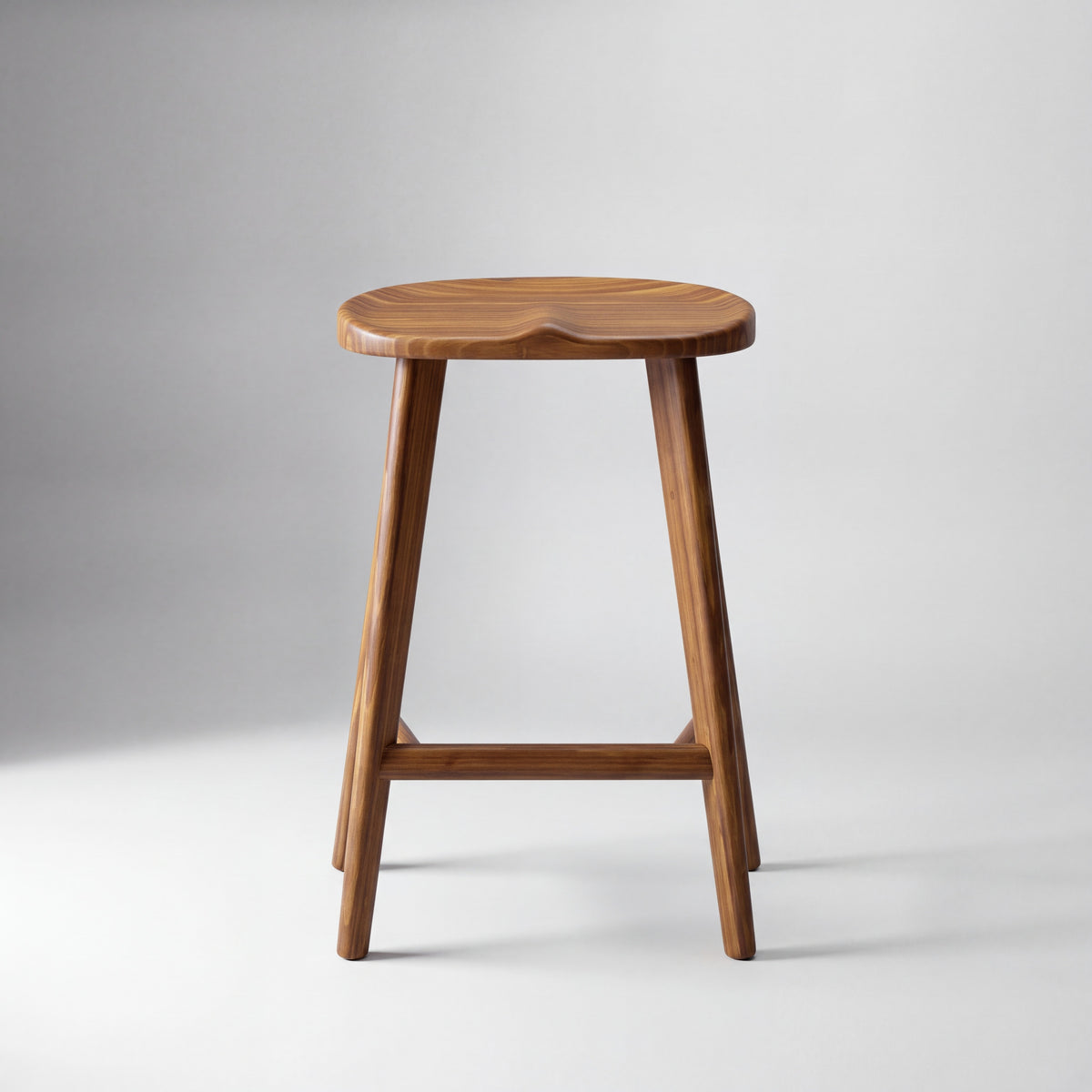 Greenington Max Counter Stool in Amber bamboo, shown on a plain background
