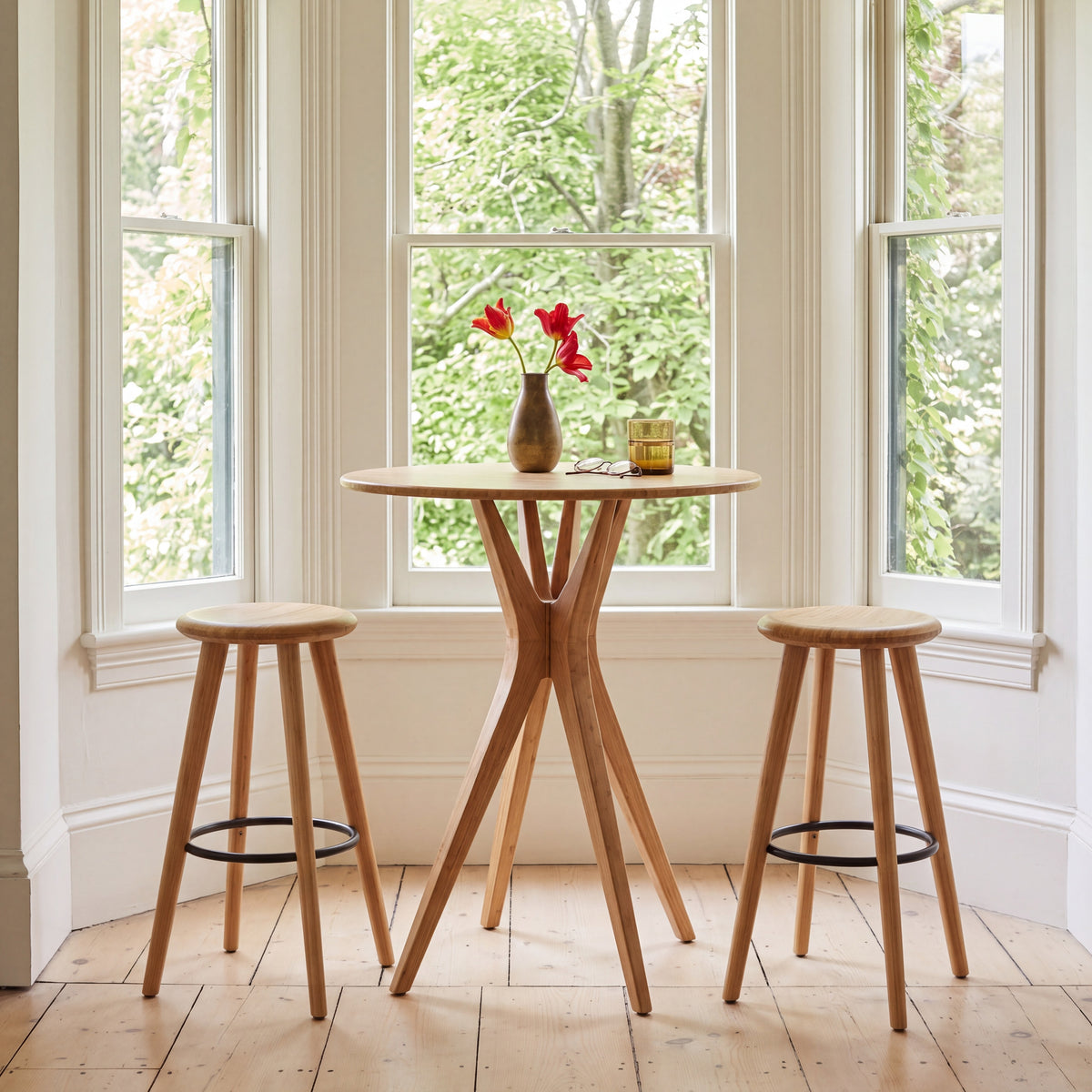 Mimosa bar table and bar stool