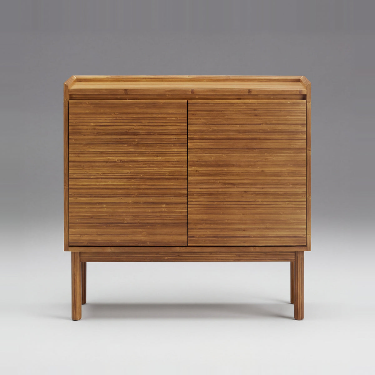 Greenington Mira Console in solid bamboo, on a studio background