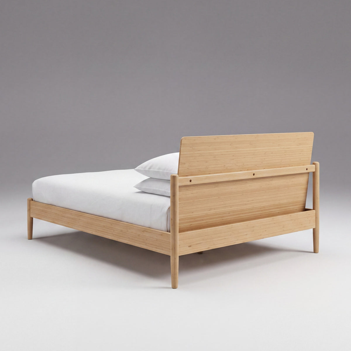 Greenington Monterey Platform Bed in Wheat bamboo, shown on a plain background