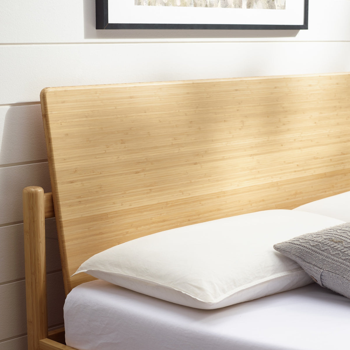 Monterey platform bed in Wheat