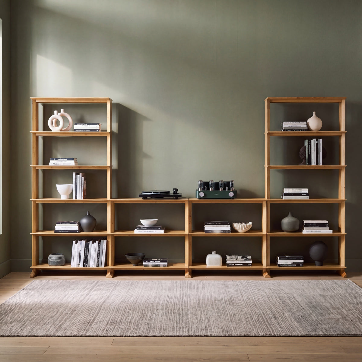 Neo shelves in Wheat