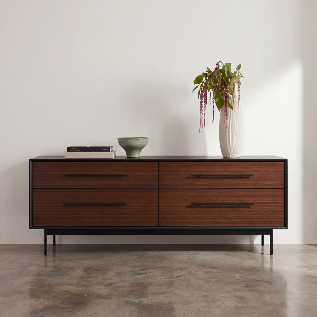 Greenington Park Avenue Dresser in Ruby and Onyx bamboo