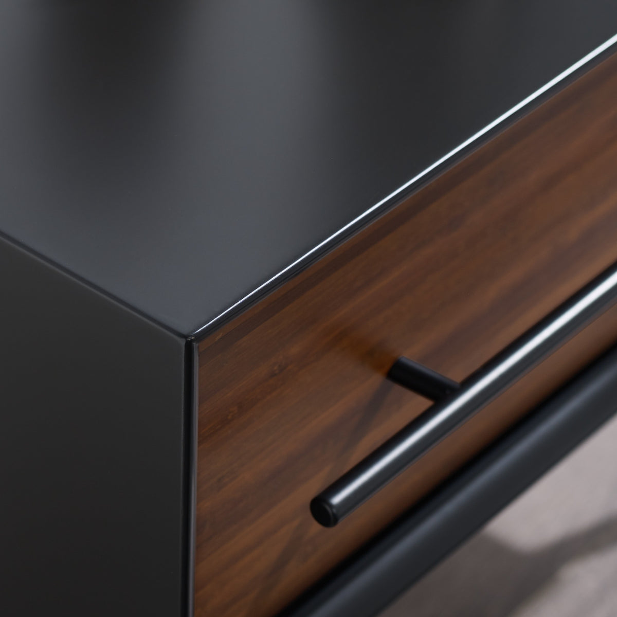 Greenington Park Avenue Nightstand in Ruby and Onyx bamboo