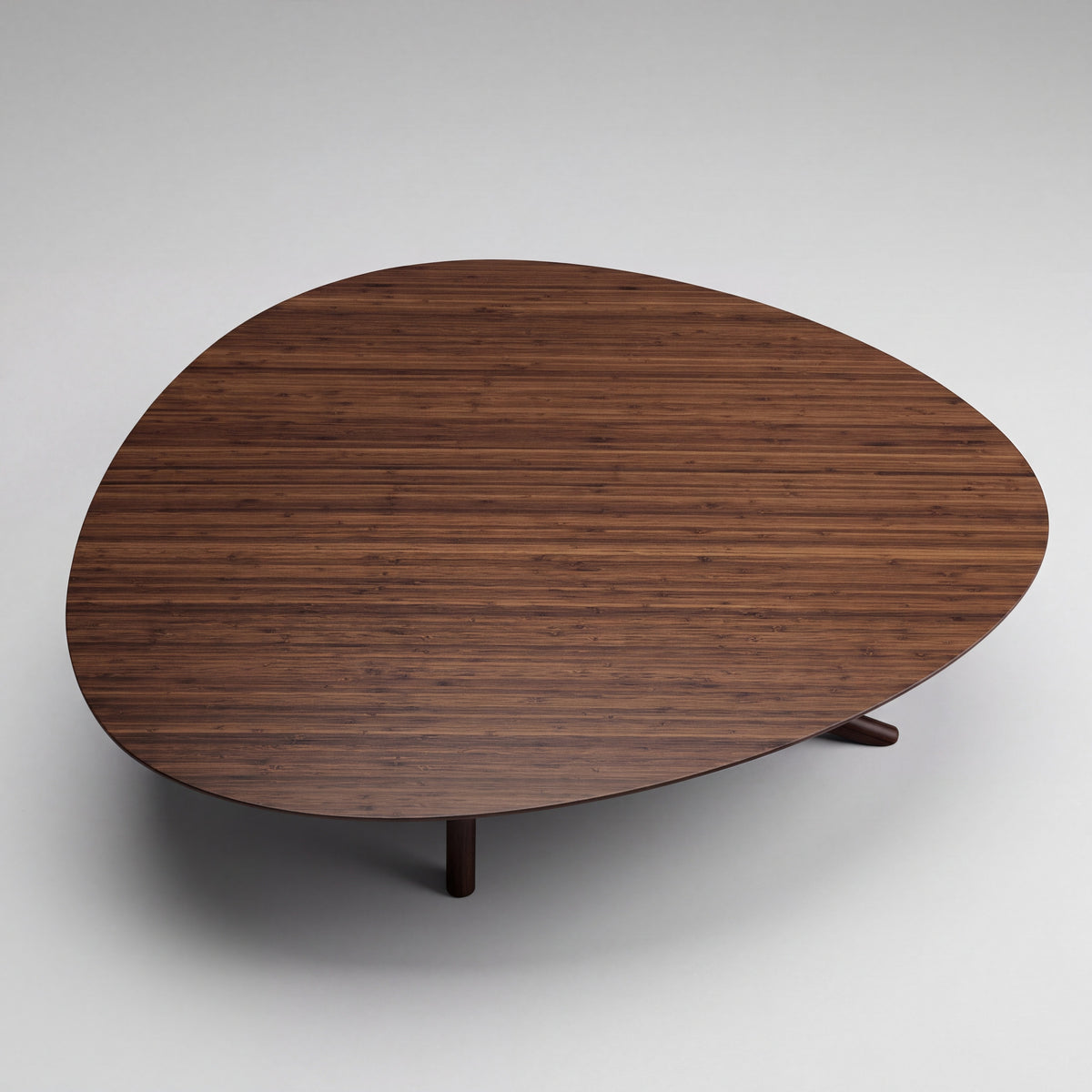 Greenington Rosemary Coffee Table in Black Walnut bamboo, shown on a plain background