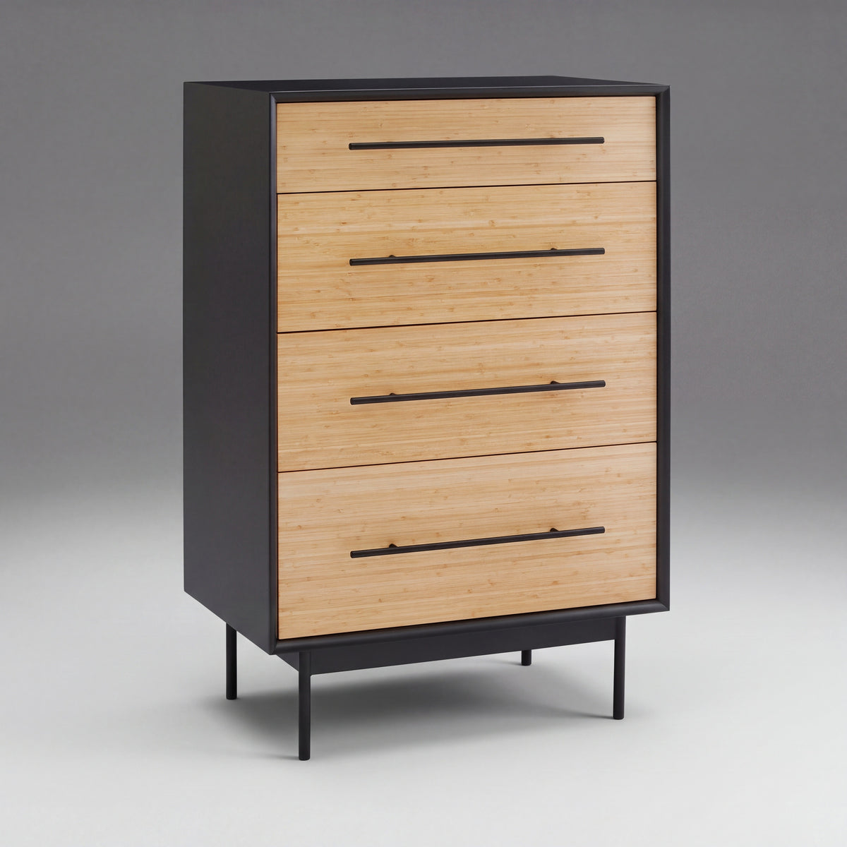 Greenington Santa Cruz Chest in solid bamboo, on a studio background