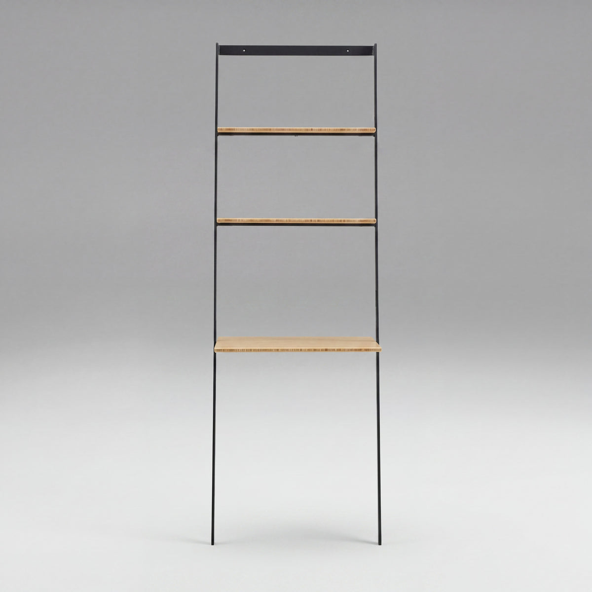 Greenington Santa Cruz Leaning Desk in Wheat bamboo, shown on a plain background