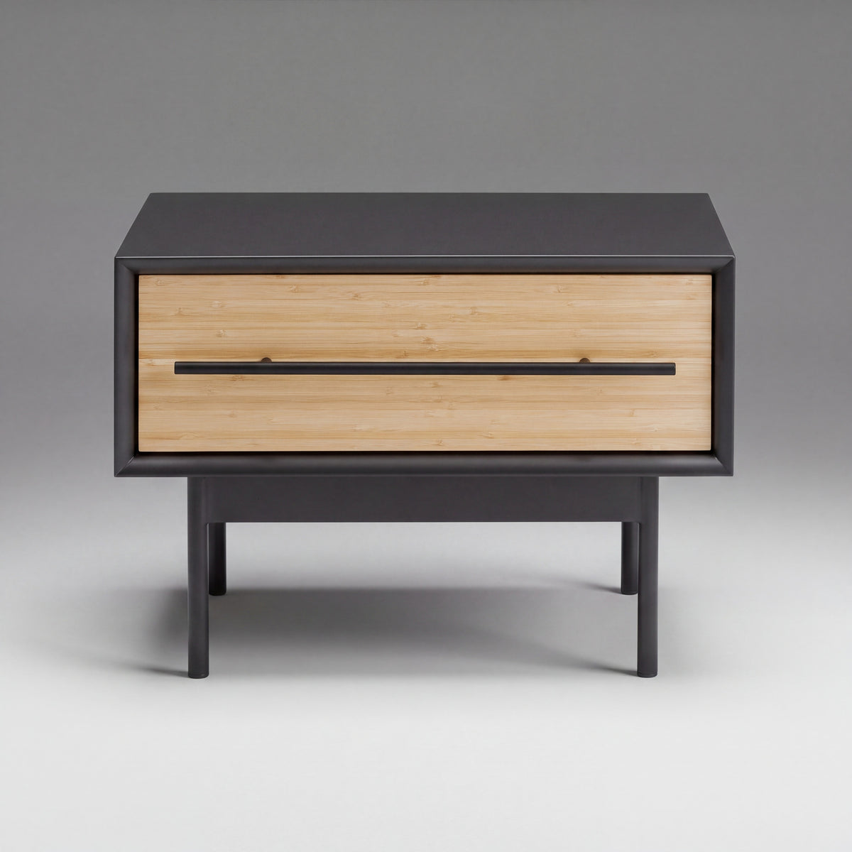 Greenington Santa Cruz Nightstand in solid bamboo, on a studio background