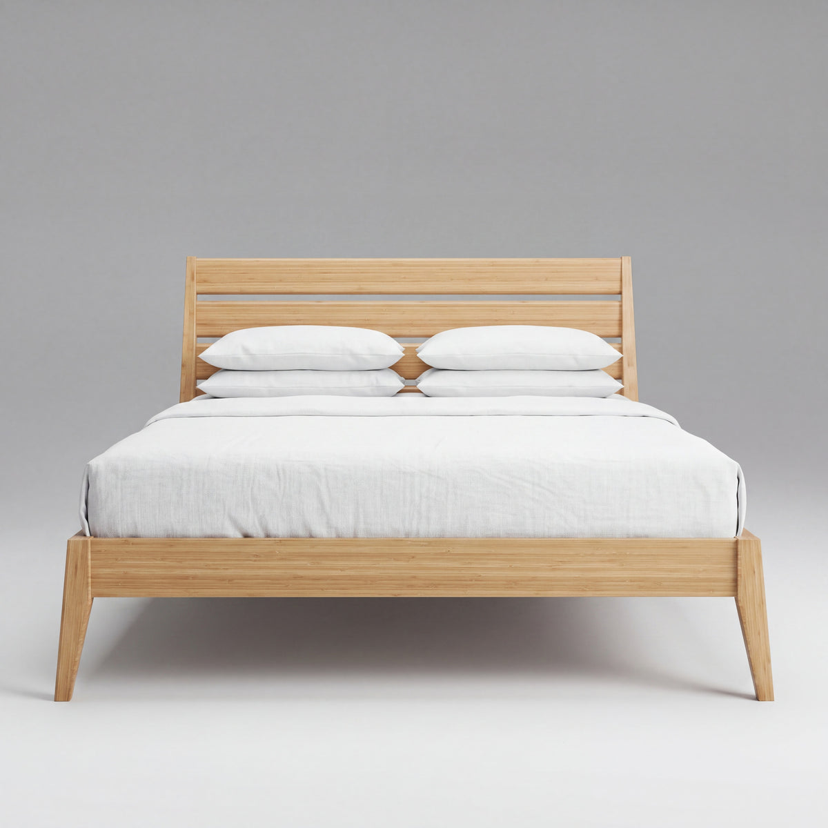 Greenington Sienna Platform Bed in Caramelized bamboo, shown on a plain background