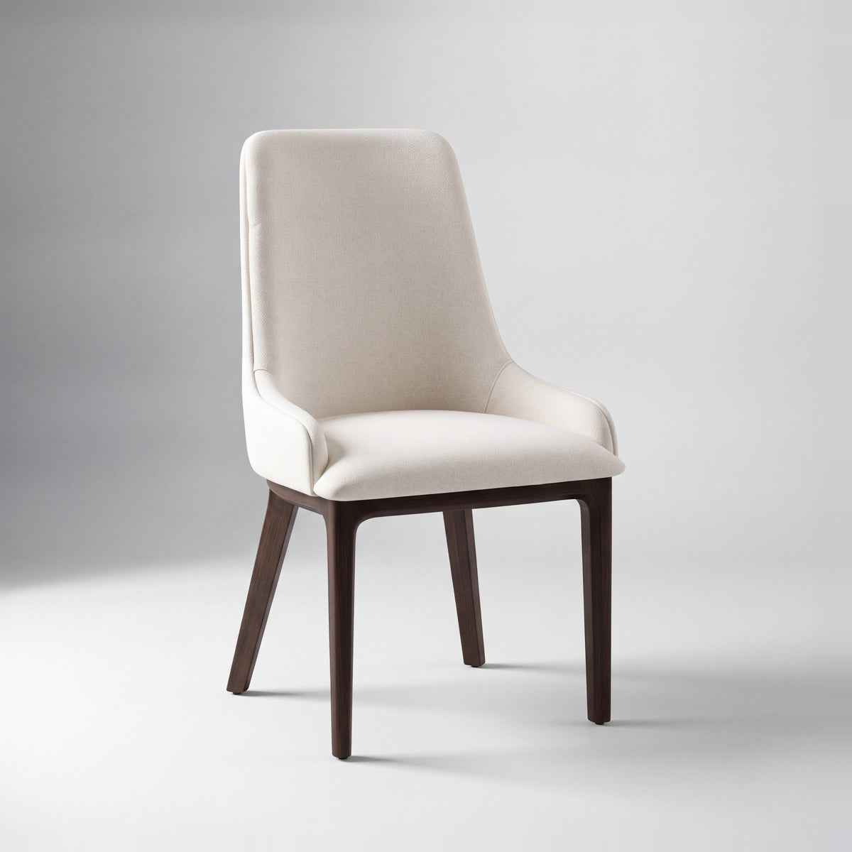Greenington Sofie Dining Chair in Caviar bamboo, on a studio background