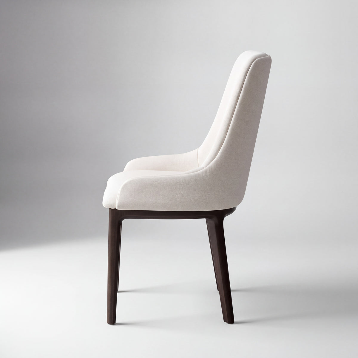 Greenington Sofie Dining Chair in Caviar bamboo, studio photo on a plain background
