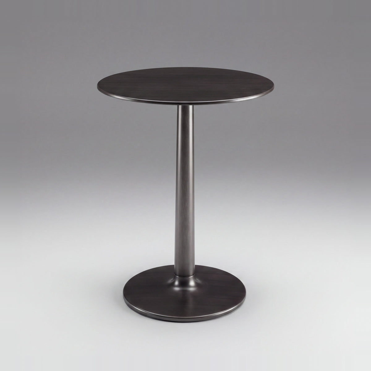 Greenington Sol Side Table in Caviar bamboo, on a studio background