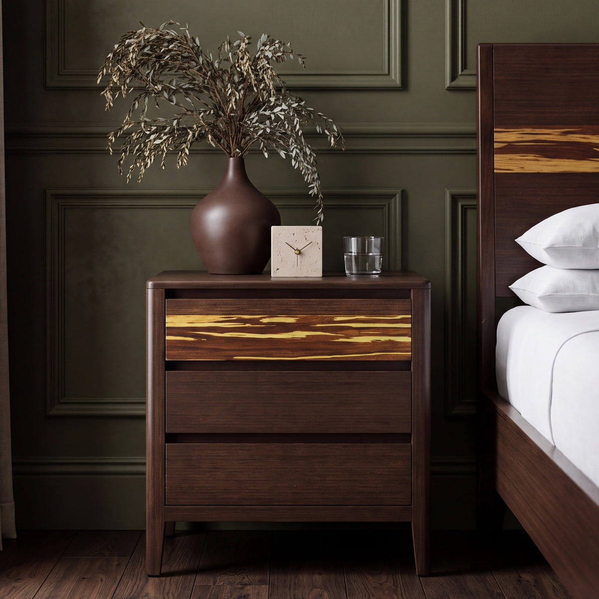 Sonoma platform bed in Black Walnut