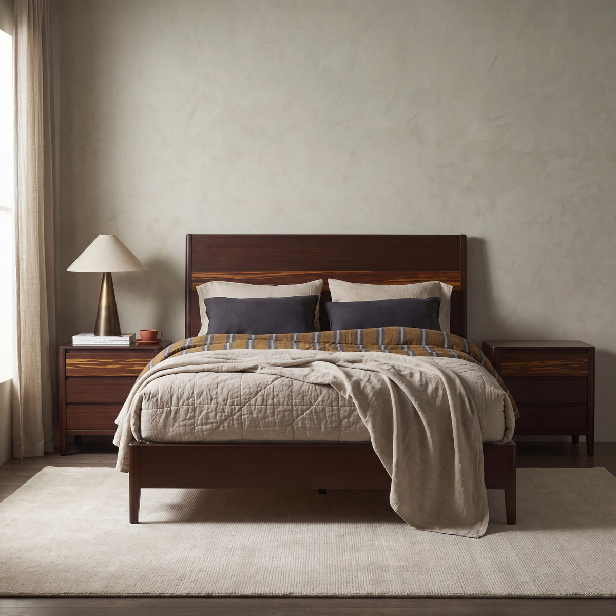 Sonoma platform bed in Sable