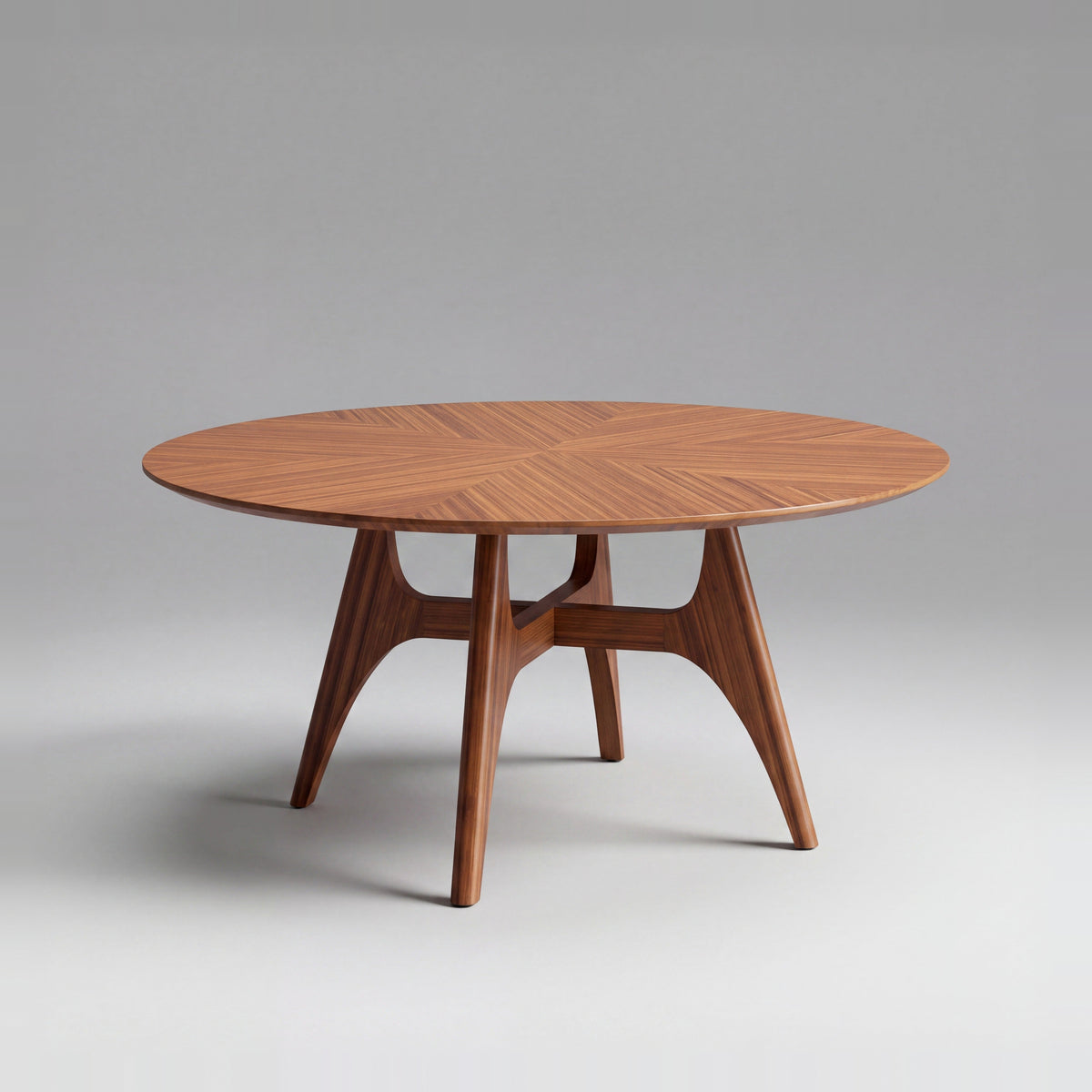 Greenington Stella Dining Table in Amber bamboo, on a studio background