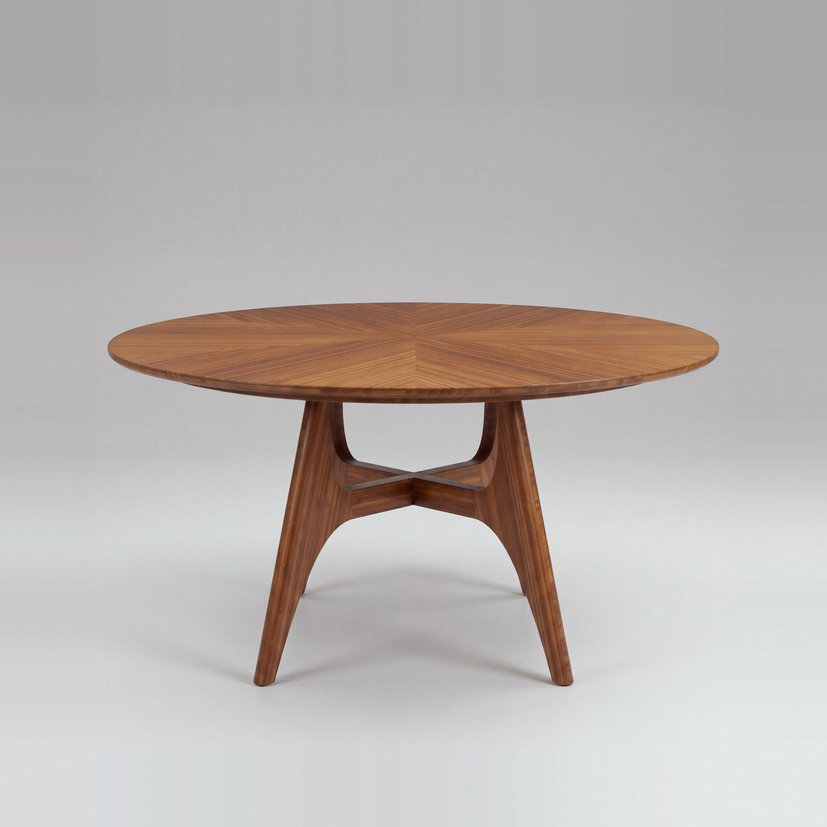 Greenington Stella Dining Table in Amber bamboo, on a light studio background