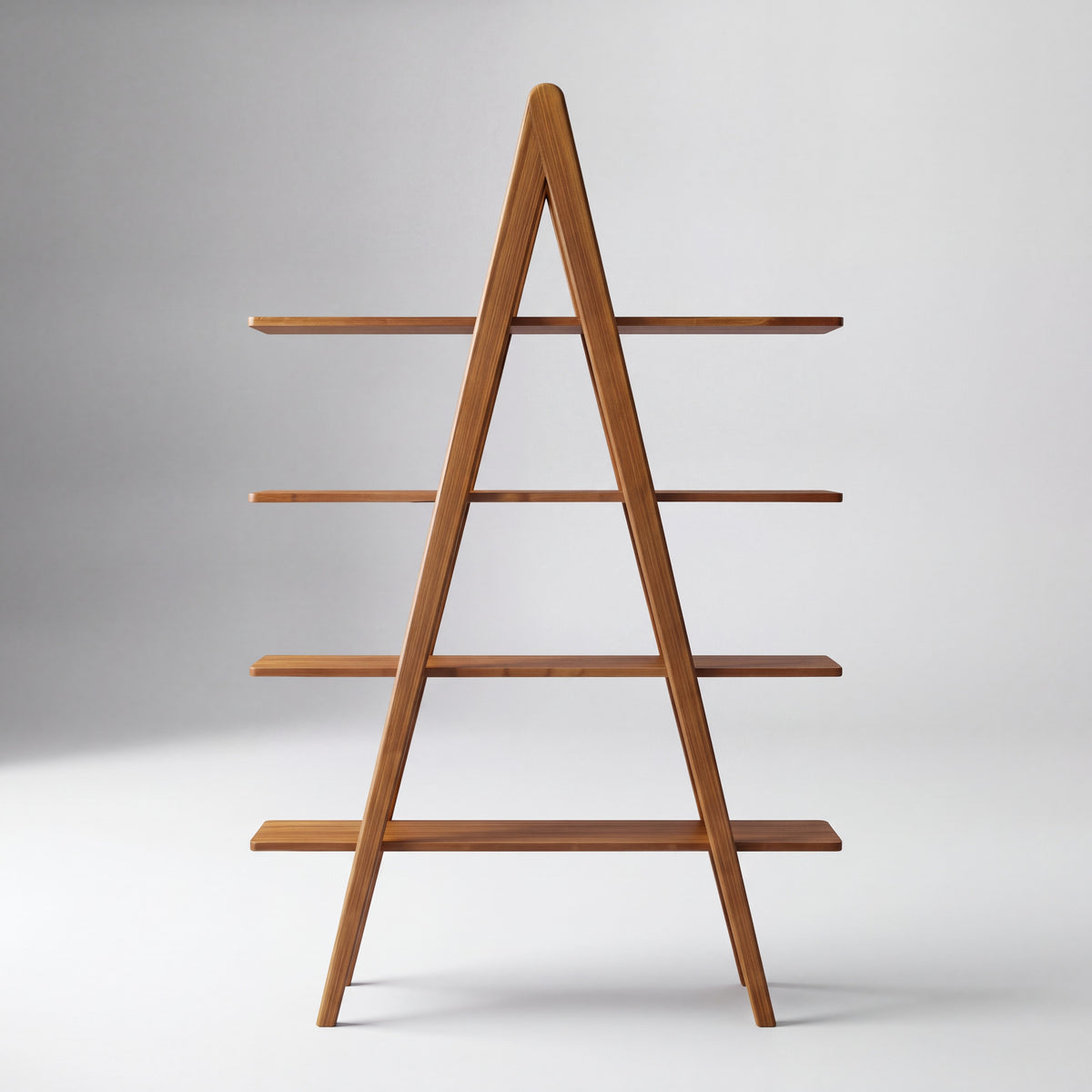 Greenington Studio Plus Shelf in Amber bamboo, on a studio background