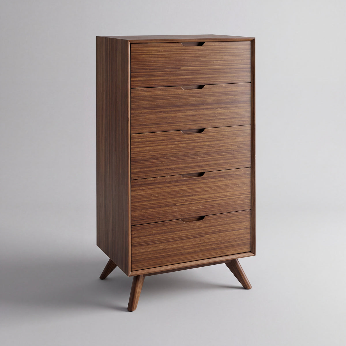 Greenington Summit Chest in Amber bamboo, on a studio background
