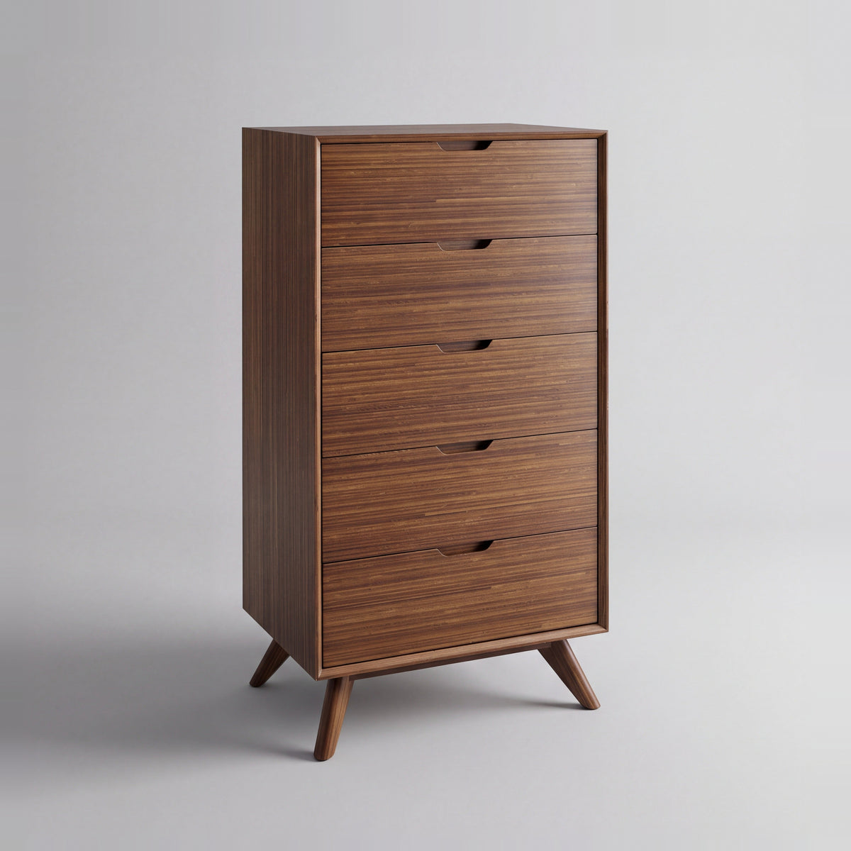 Greenington Summit Chest in Amber bamboo, on a studio background
