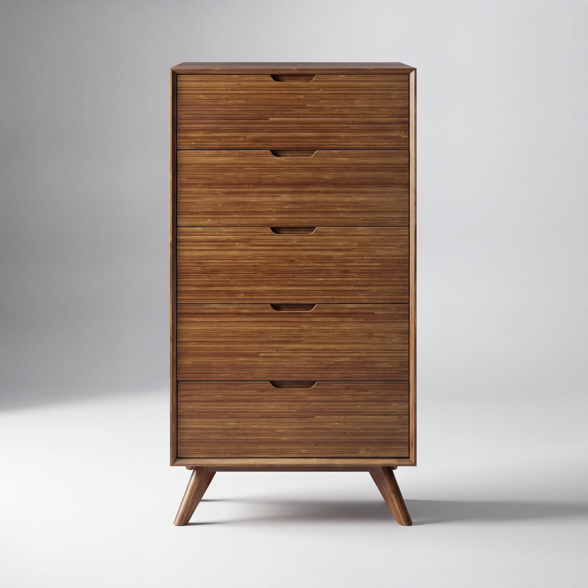 Greenington Summit Chest in Amber bamboo, shown on a plain background