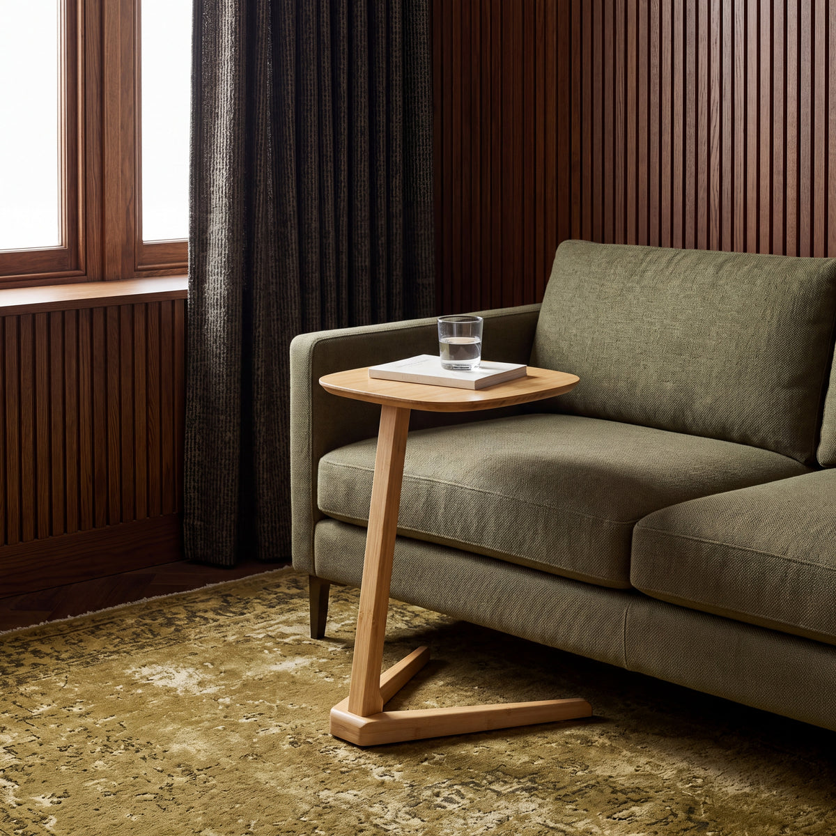Thyme side table in Wheat