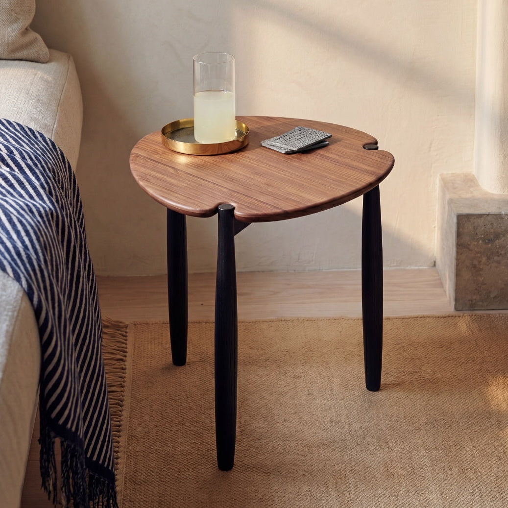 Greenington Tofino Side Table in Amber and Caviar bamboo