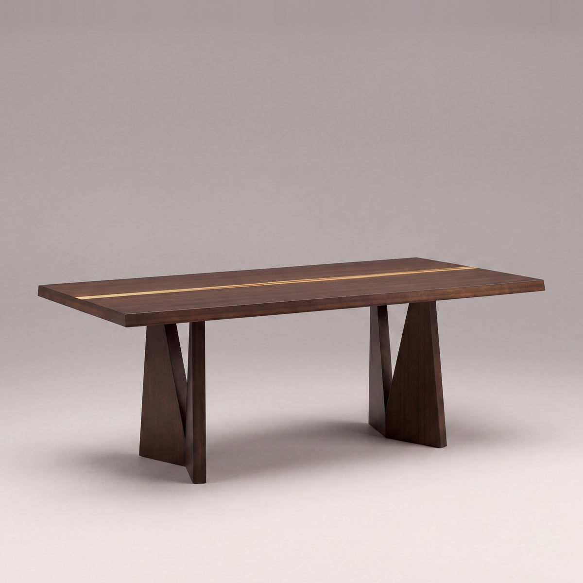 Greenington Torrey Dining Table in Black Walnut bamboo