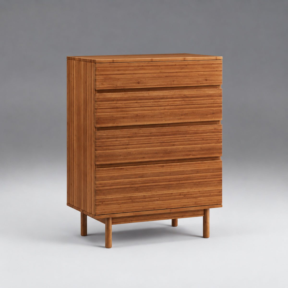 Greenington Ventura Chest in Amber bamboo, shown on a plain background