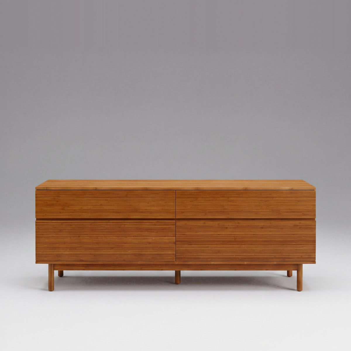 Greenington Ventura Dresser in Amber bamboo, on a studio background