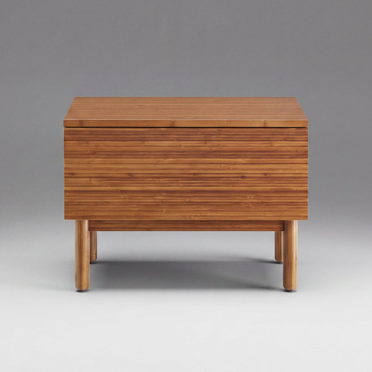 Greenington Ventura Nightstand in Amber bamboo, on a studio background