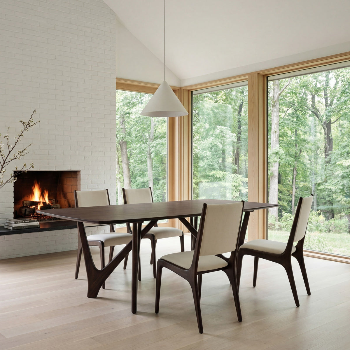 Dining chairs sofie dining chair in Black Walnut