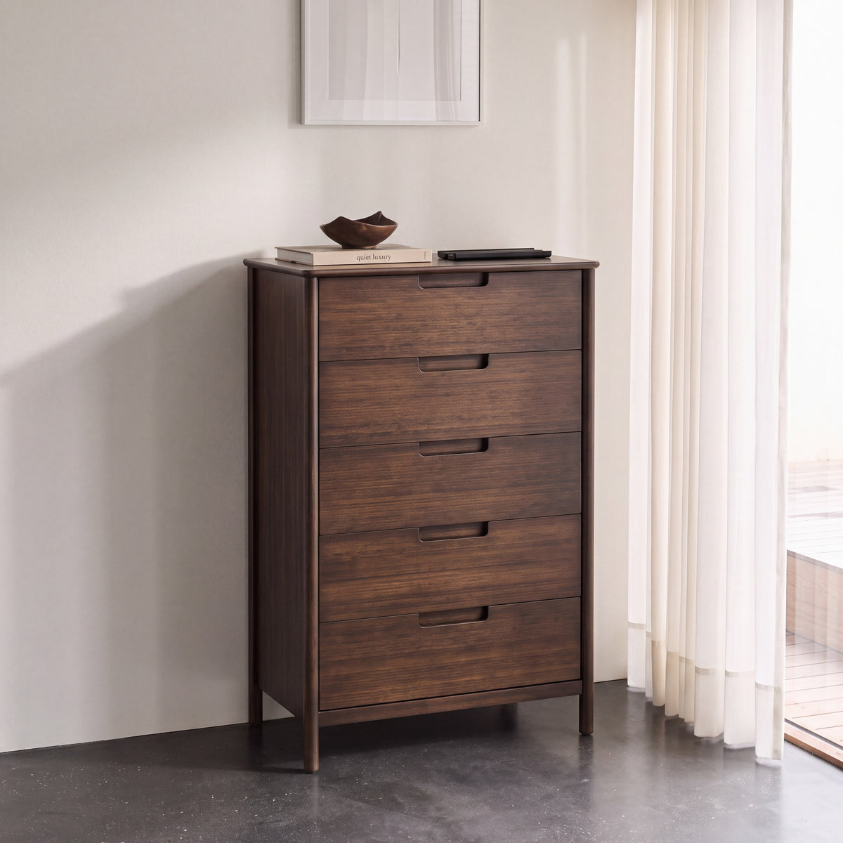 Weston chest and dresser in Black Walnut