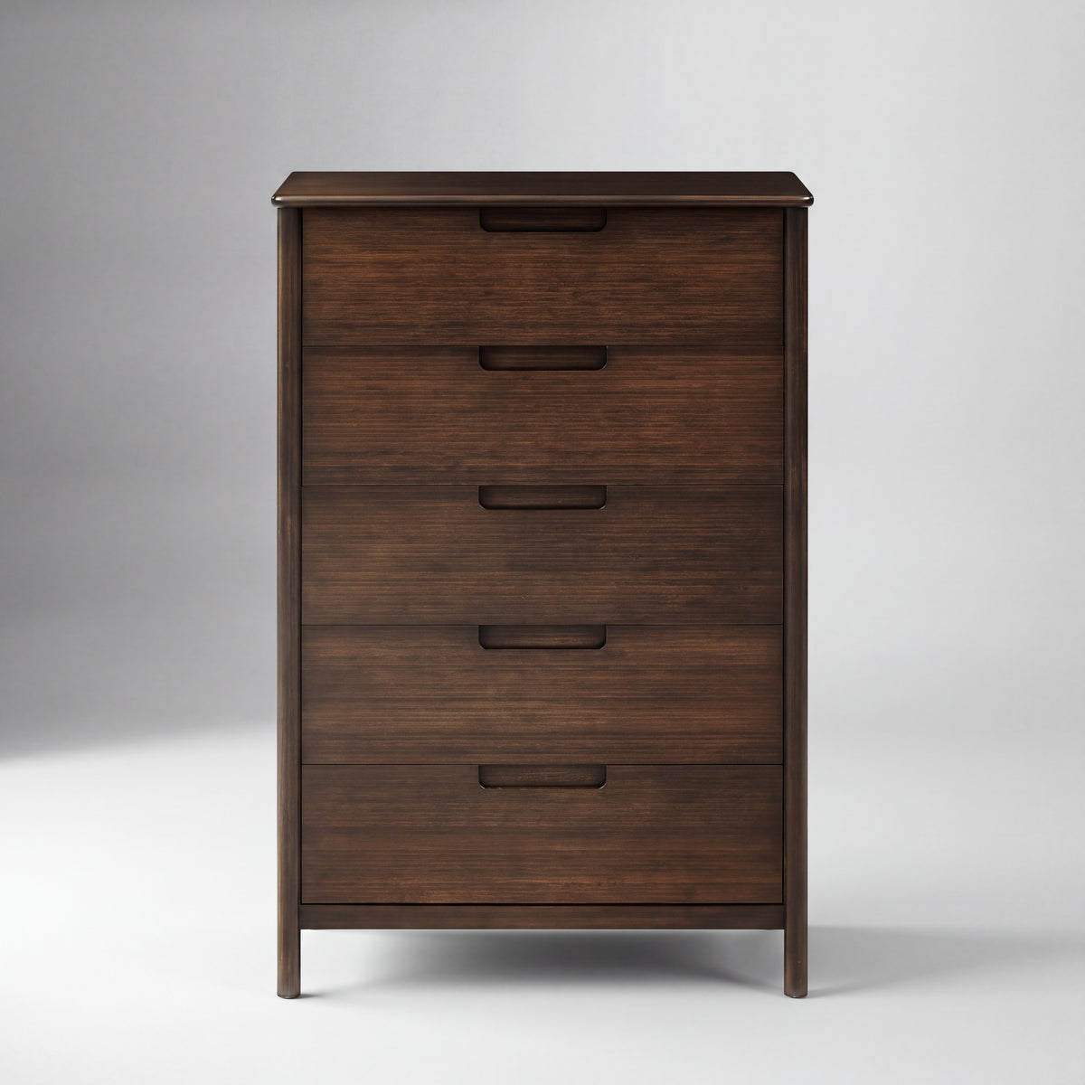 Greenington Weston Chest in Black Walnut bamboo, shown on a plain background