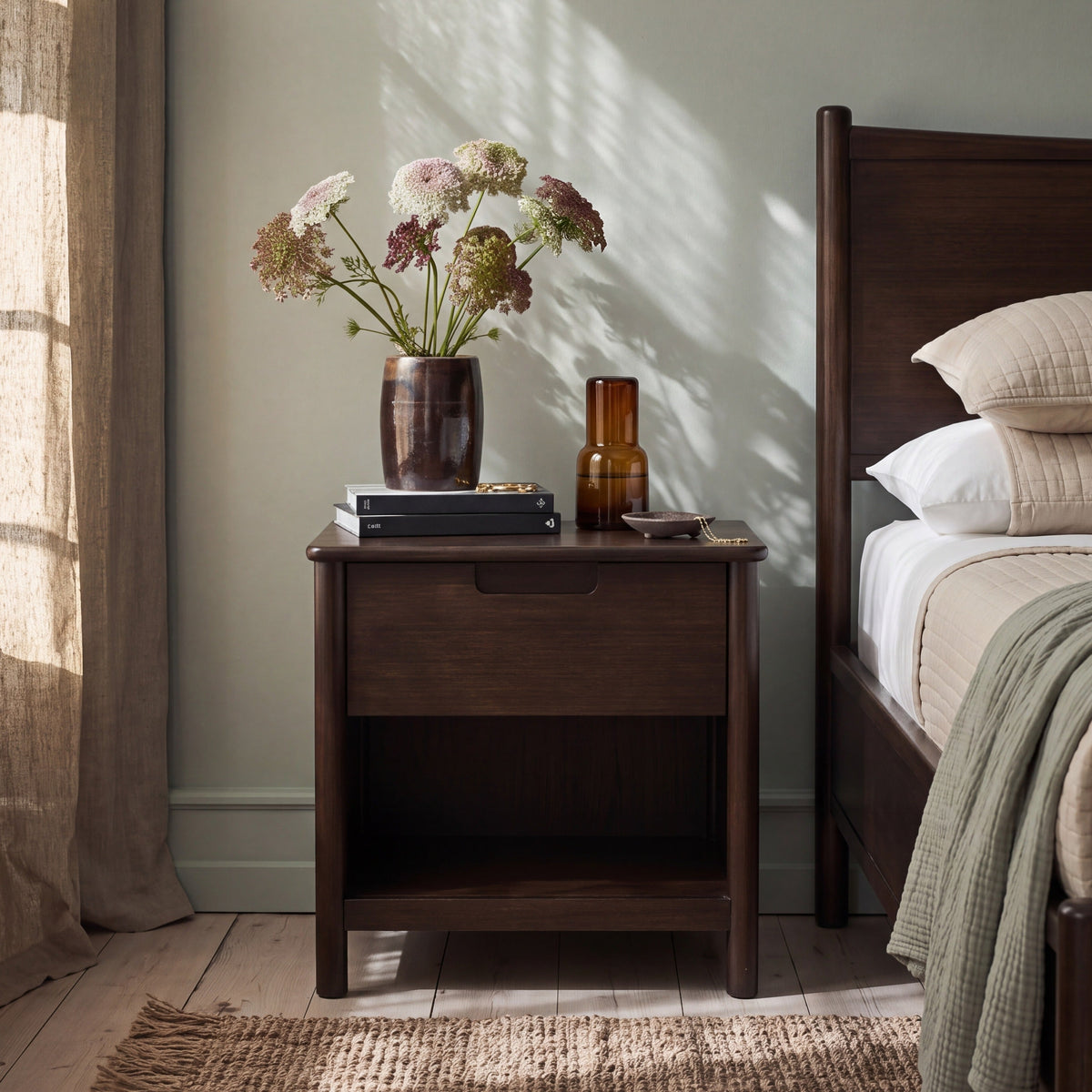 Weston nightstand in Black Walnut