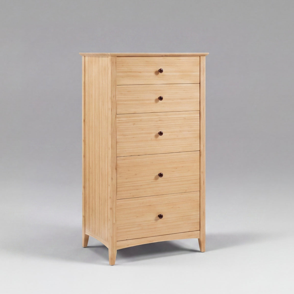 Greenington Willow Chest in Caramelized bamboo, on a studio background
