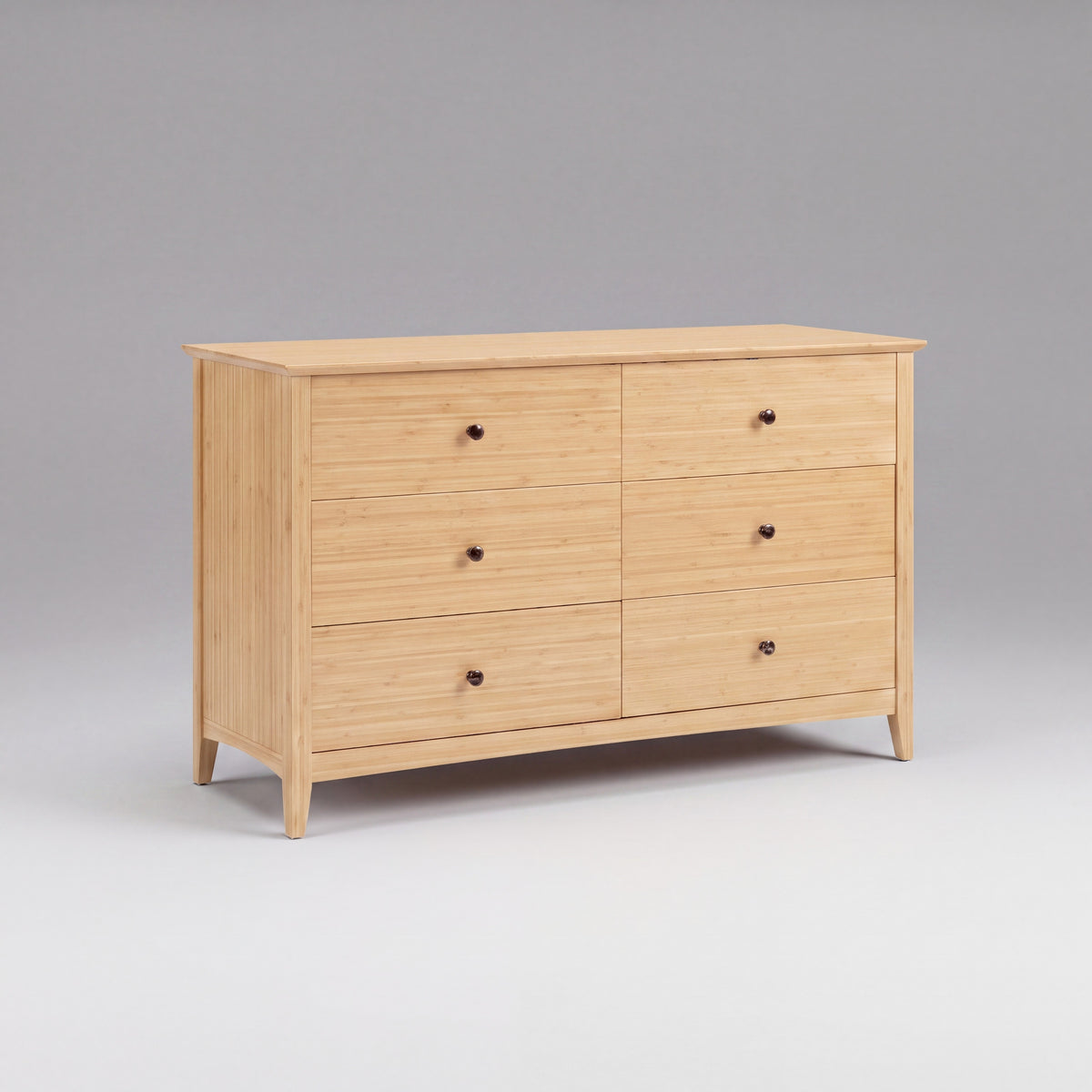 Greenington Willow Dresser in Caramelized bamboo, shown on a plain background
