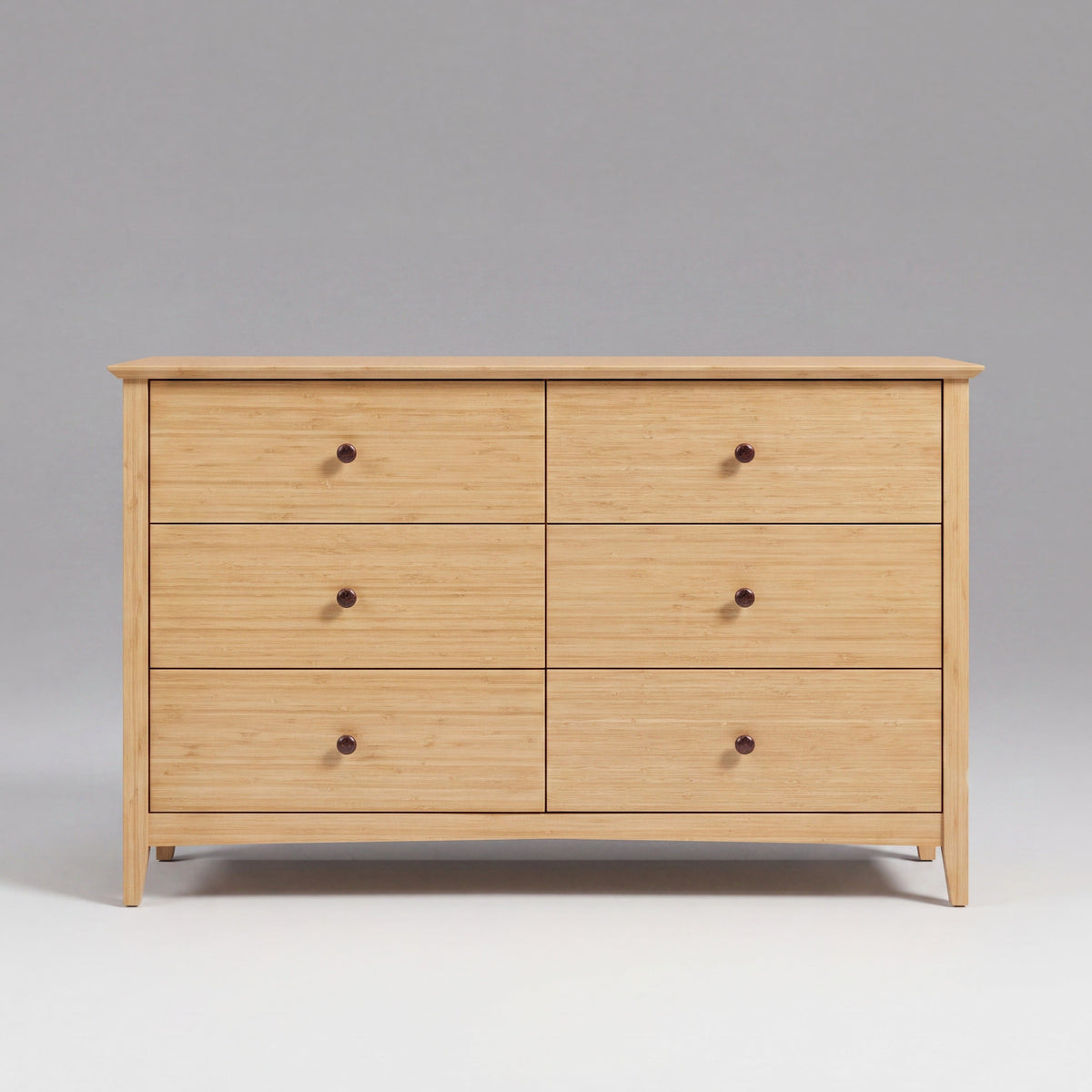 Greenington Willow Dresser in Caramelized bamboo, on a studio background