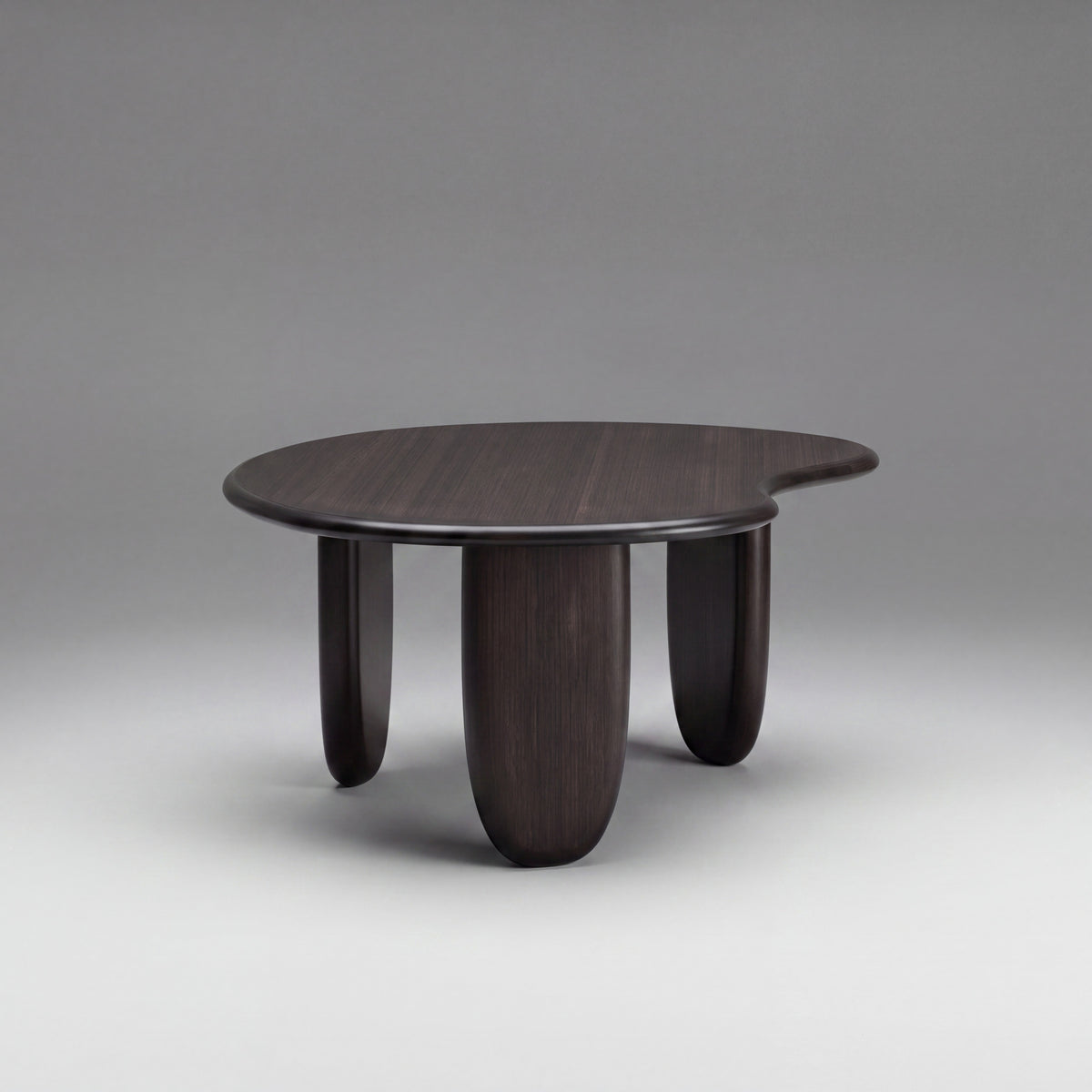 Greenington Zephyr Coffee Table in Caviar bamboo, studio photo on a plain background