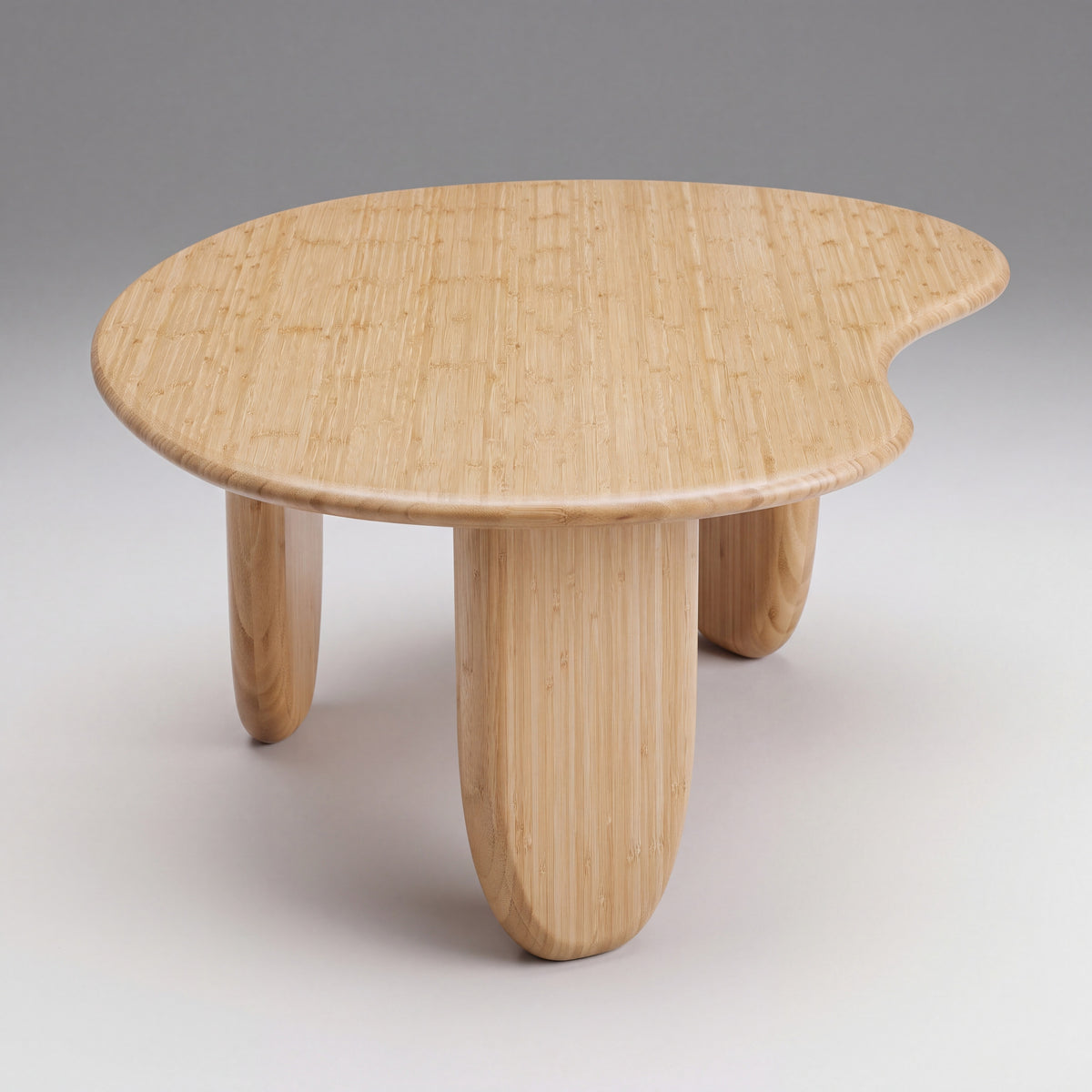 Greenington Zephyr Coffee Table in Wheat bamboo, studio photo on a plain background
